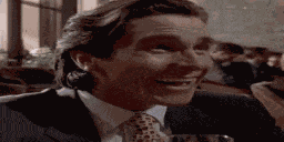 Patrick Bateman American Psycho GIF