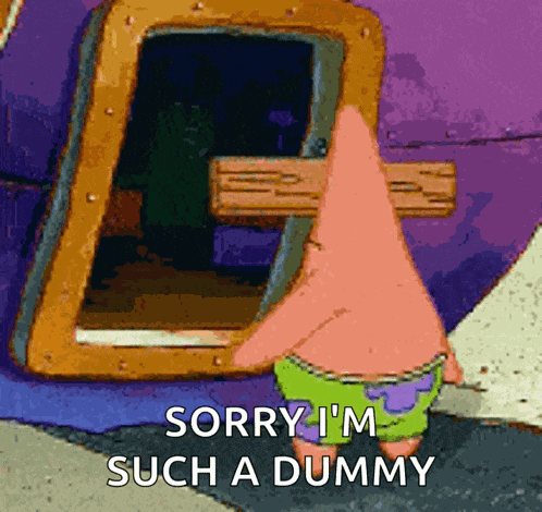 Patrick Star Dumb GIF
