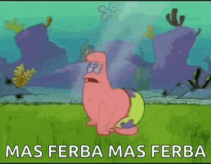 Patrick Starfish Cough GIF