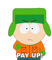 Pay Up Kyle Broflovski Sticker
