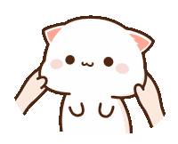 Peach And Goma Cheeks Sticker