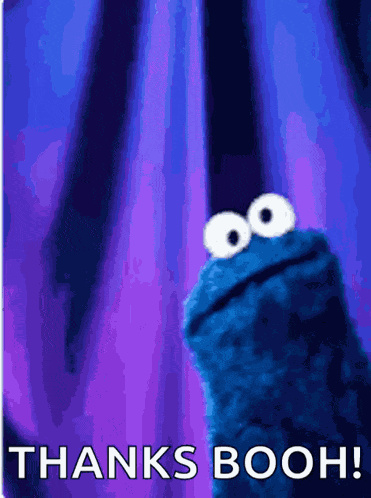 Peek Cookie Monster GIF