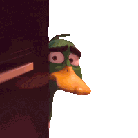 Peeping Mack Mallard Sticker