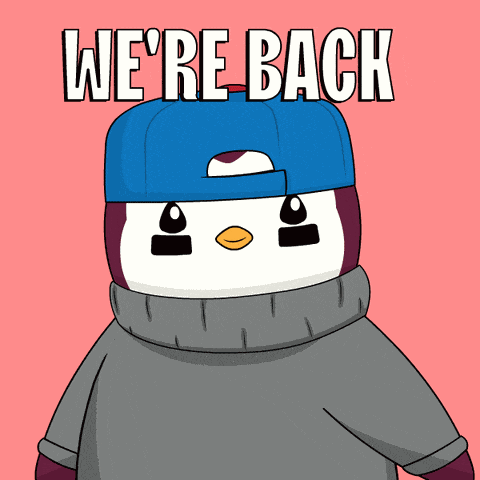 Penguin Back GIF