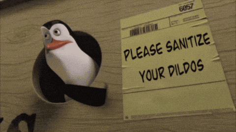Penguin Dildo GIF