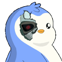 Penguin Pudgy Sticker