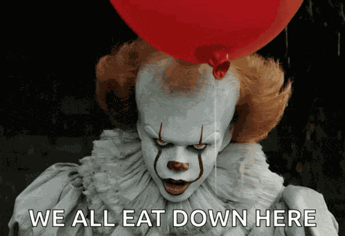 Pennywise Evil Smile GIF