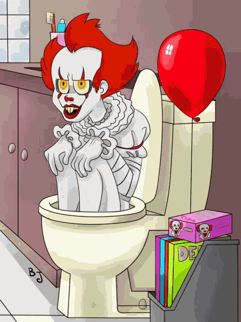 Pennywise Spin GIF