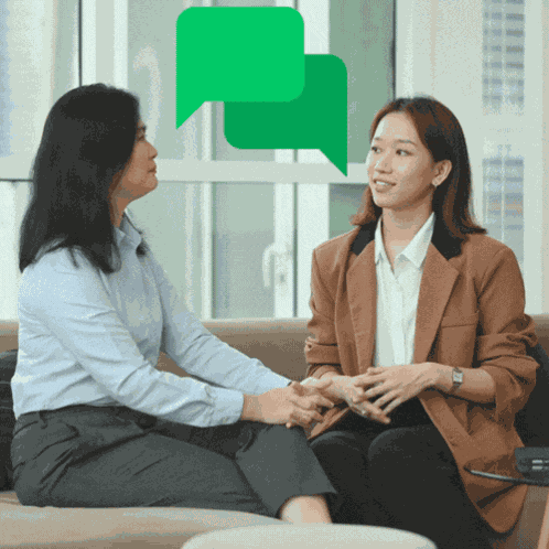 People Talking People Talking - Emerald Chat GIF