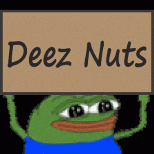 Pepe Deez Nuts Pepe The Frog GIF