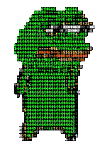 Pepe Matrix Pepe Sticker