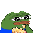 Pepe Pepe Popcorn Sticker