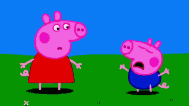 Peppa Pig Family Crying GIF