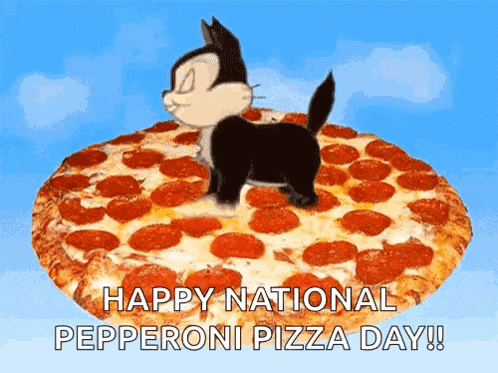 Pepperoni Pizza Day National Pepperoni Pizza Day GIF