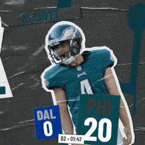 Philadelphia Eagles (20) Vs. Dallas Cowboys (0) Second Quarter GIF