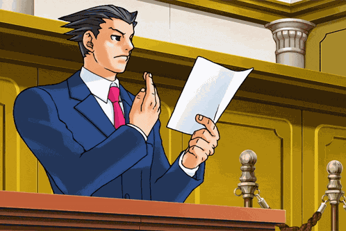Phoenix Wright Ace Attorney GIF