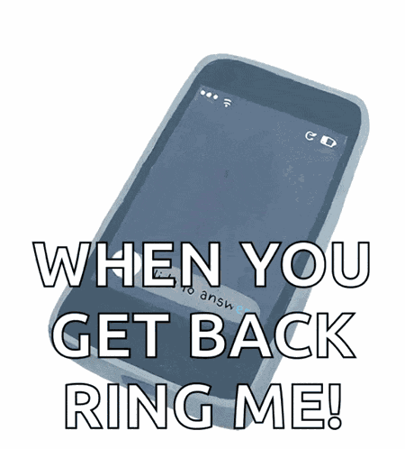 Phonecall Call Me GIF