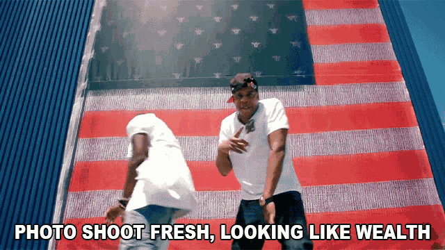 Photo Shoot Fresh Looking Like Wealth Shawn Corey Carter GIF