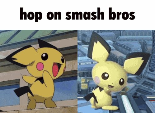 Pichu Super Smash Bros GIF