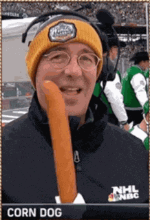 Pierre Mcguire Corn Dog GIF