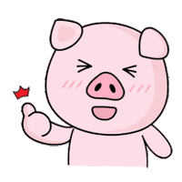 Pig Animal Sticker