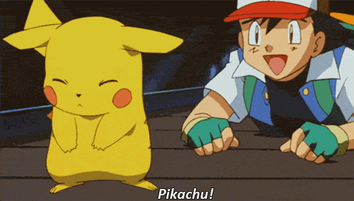 Pikachu Cuddle Pokemon GIF
