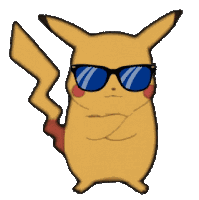 Pikachu Nodding Sticker