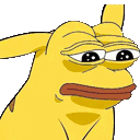 Pikachu Pepe Funny Sticker