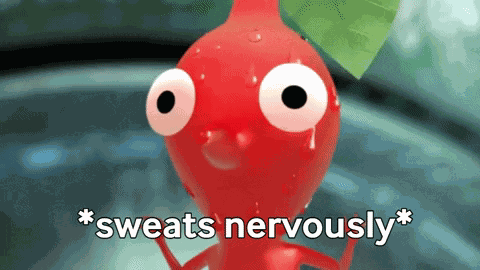 Pikmin Nervous GIF