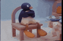 Pingu Annoyed GIF