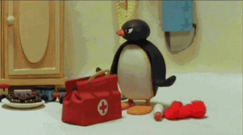Pingu Sick GIF