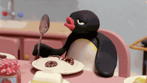 Pingu Tired GIF
