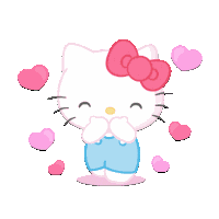 Pink Hello Kitty Sticker