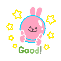 Pink Rabbit Sticker