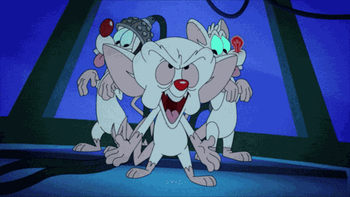 Pinky And The Brain Evil Laugh GIF