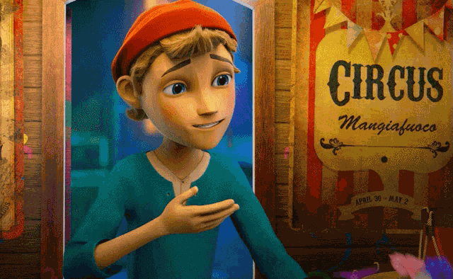 Pinocchio A True Story Flowers GIF