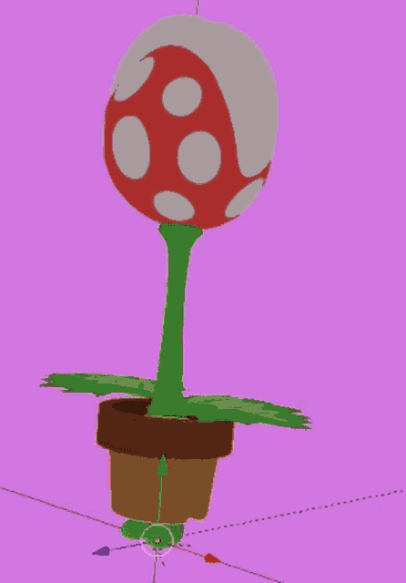 Piranha Plant No Pot GIF