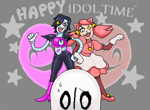 Pixel Art Happy Time Meme