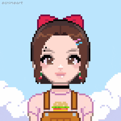 Pixel Art Pixel Girl Meme