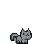 Pixel Cat Sticker