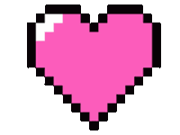 Pixel Heart Sticker