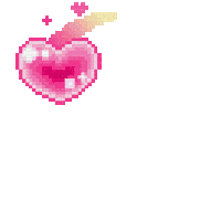Pixel Heart Sticker
