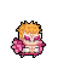 Pixel One Piece Sticker