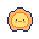 Pixel Sunny Mini Sunny Sticker