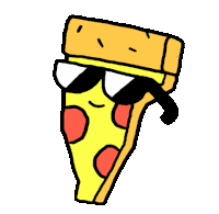 Pizza Dancing Pizza Sticker
