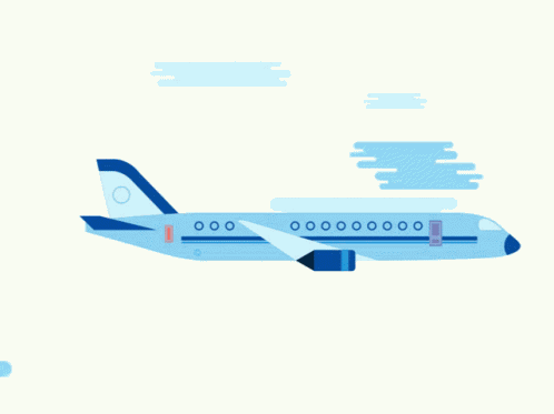Plane Flying GIF