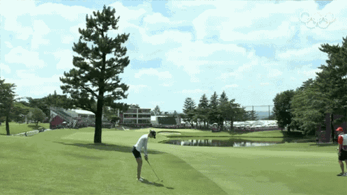 Playing Golf Nelly Korda GIF