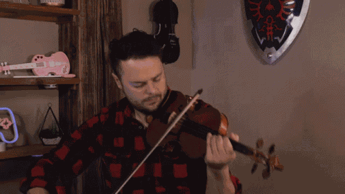 Playing Violin Rob Landes GIF