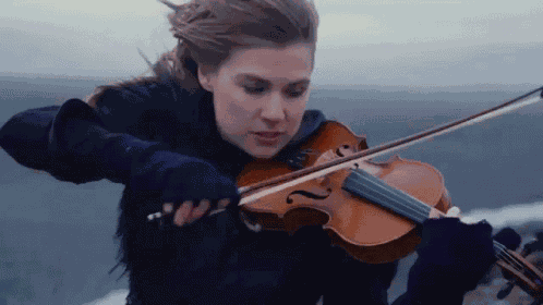 Playing Violin Taylor Davis GIF