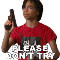 Please Dont Try Ybn Nahmir Sticker